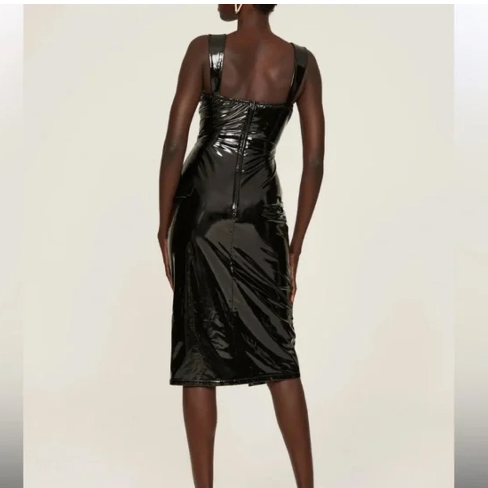 Ashley Park x RTR. L’Amour Vegan Leather Dress